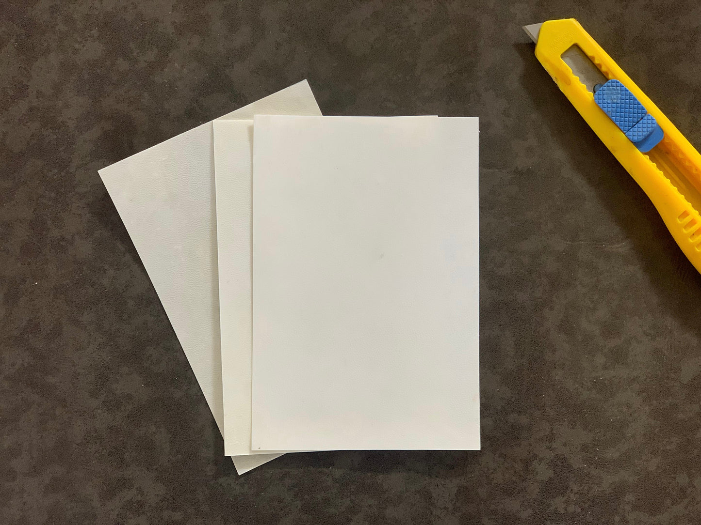 calligraphy parchment leather sheet.