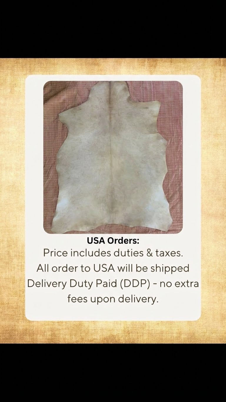 Antique Goat Parchment leather | Vellum full hides