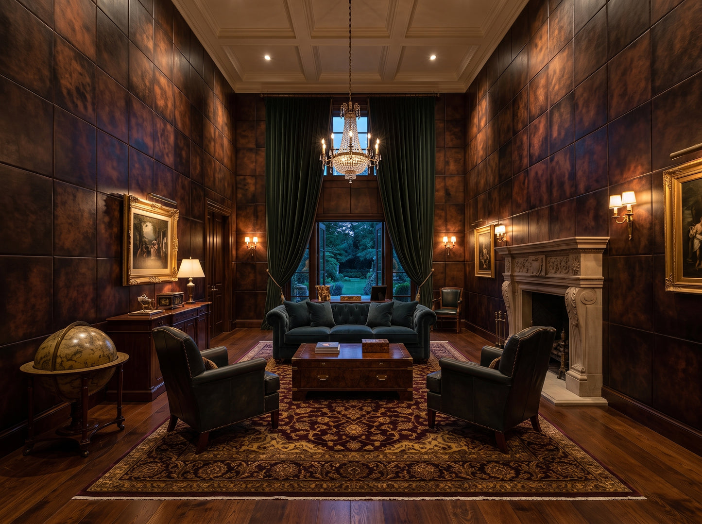 Parchment Leather Wall Panel – Ultra-Luxury Wall Décor for Premium Spaces